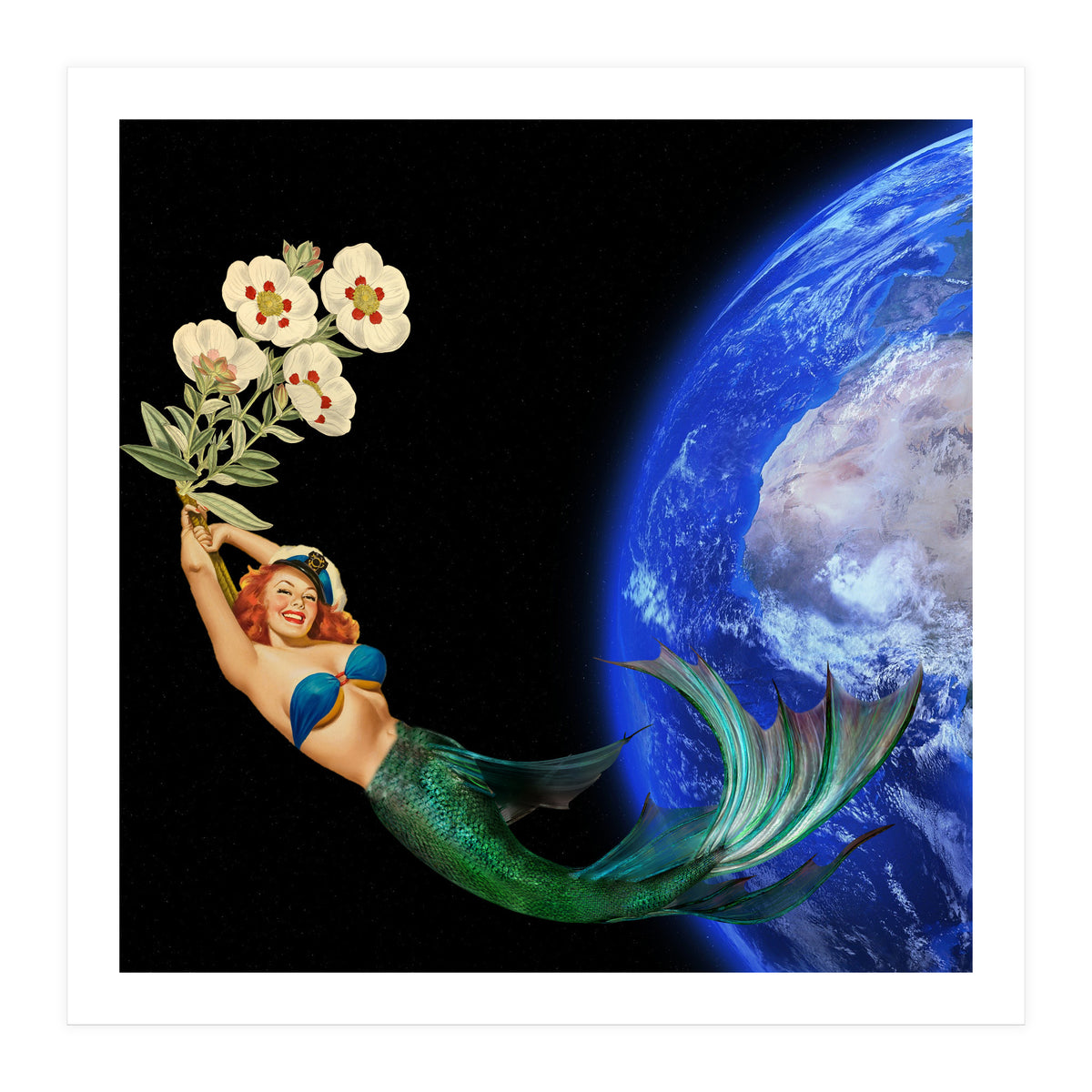 Swimming Away Earth  (Print Only)
