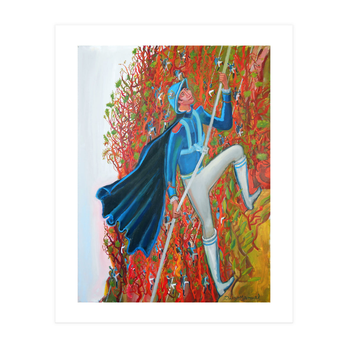 San Martin Cruzando Los Andes (Print Only)