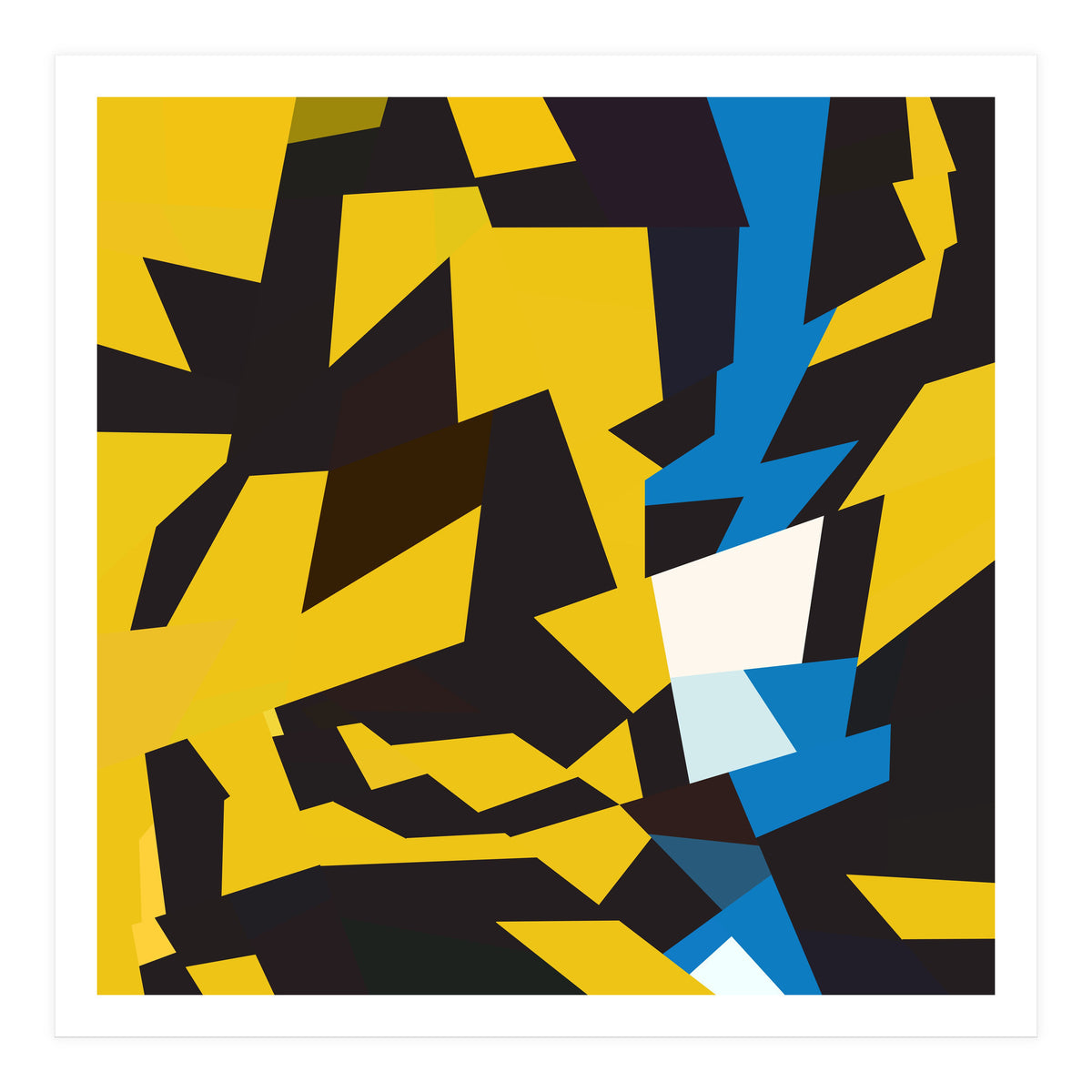 Blue and Yellow (Print Only)