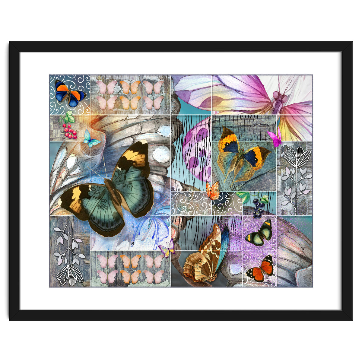 Butterfly Wings Collage