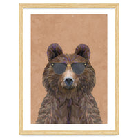 Cool Bear Wearing Sunglasses Portrait