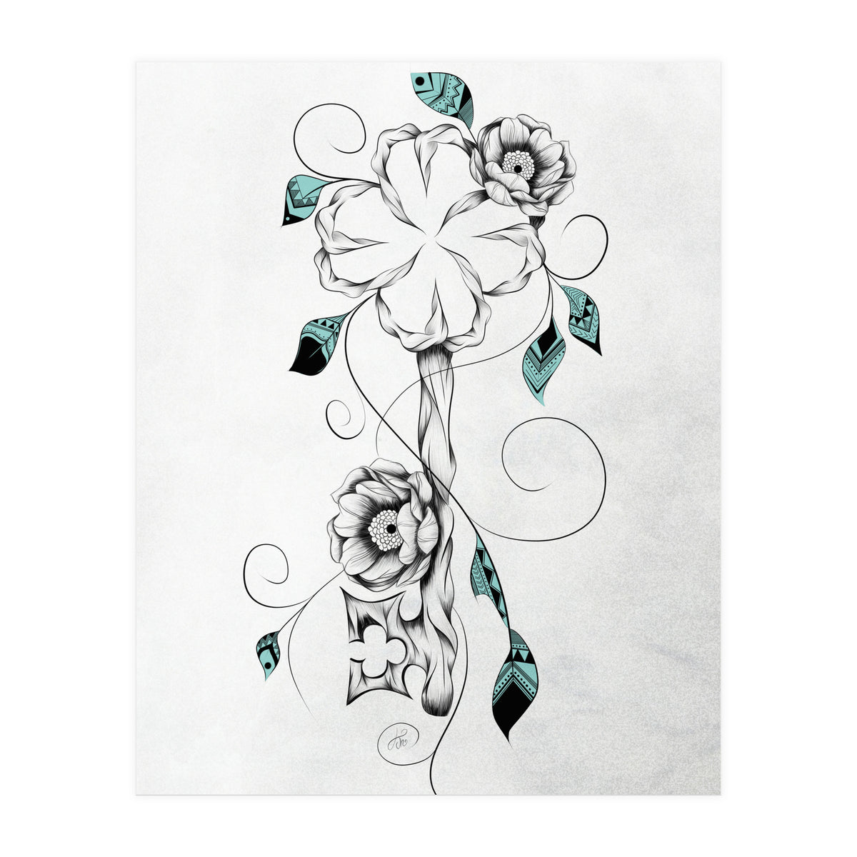 Poetic Key Of Luck (Print Only)