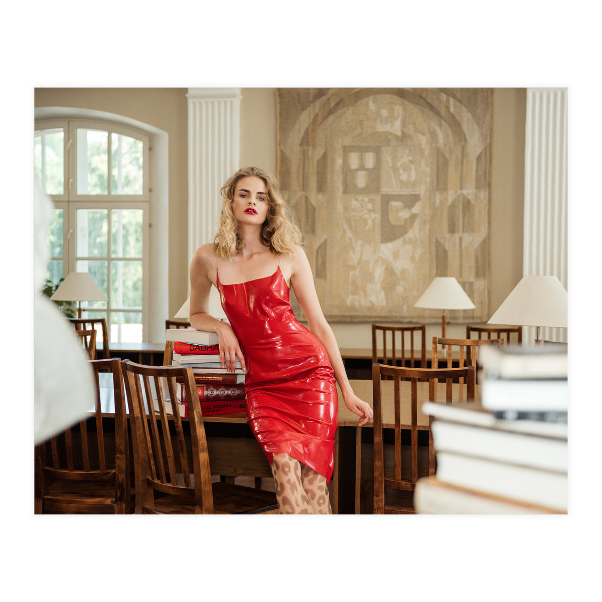 Lady in Red (Print Only)