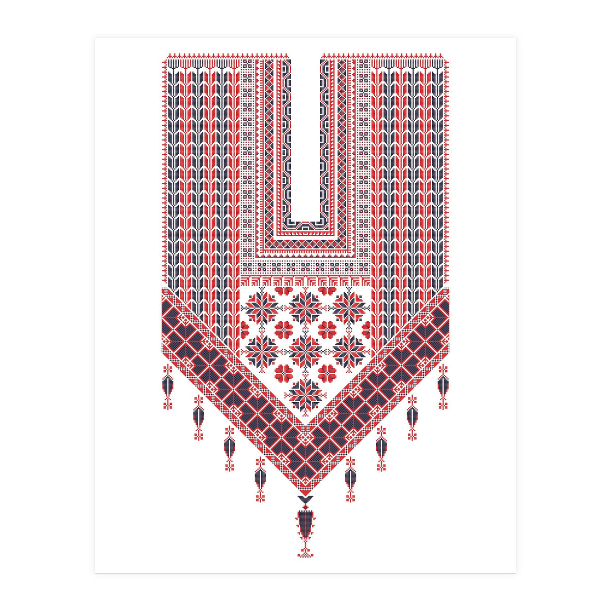 Tatreez Ornament 12 (Print Only)