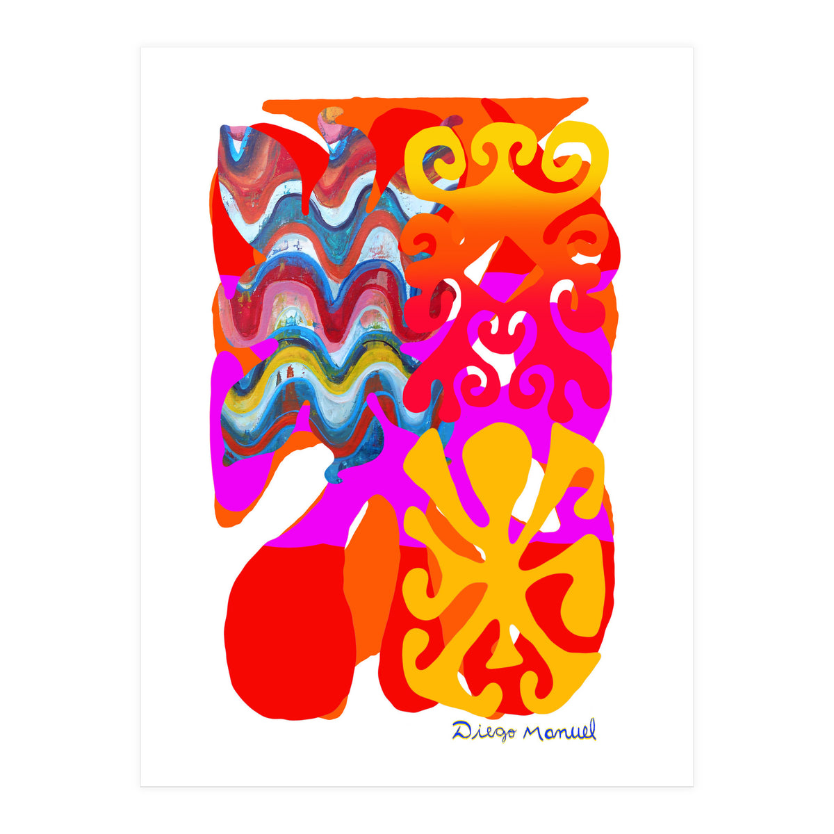 Pop Abstract Asimetrico 8 Copia (Print Only)
