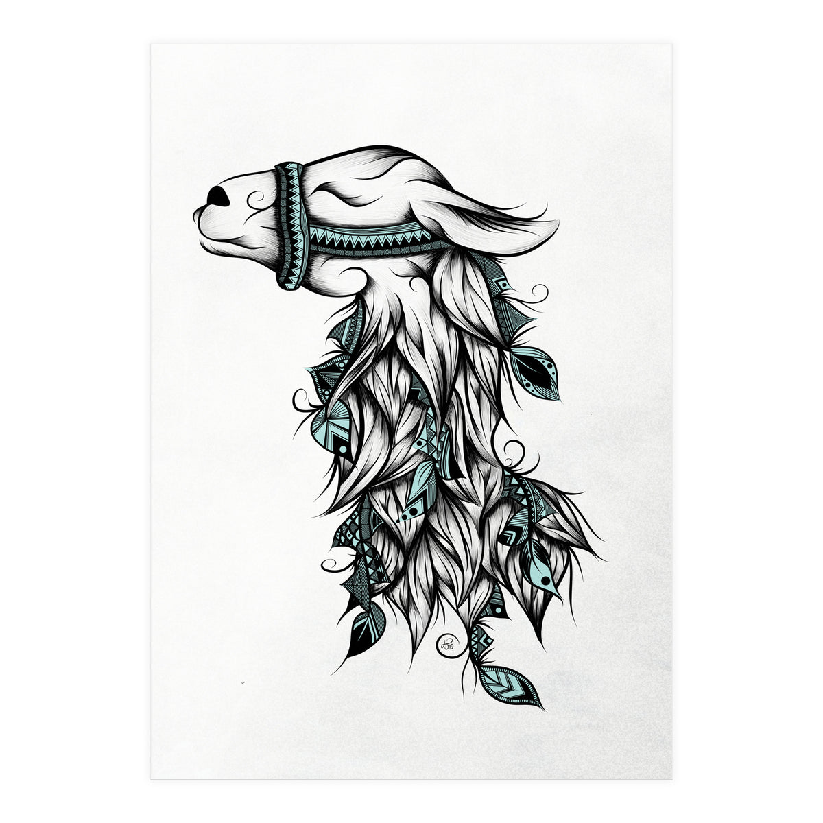 Poetic Llama (Print Only)