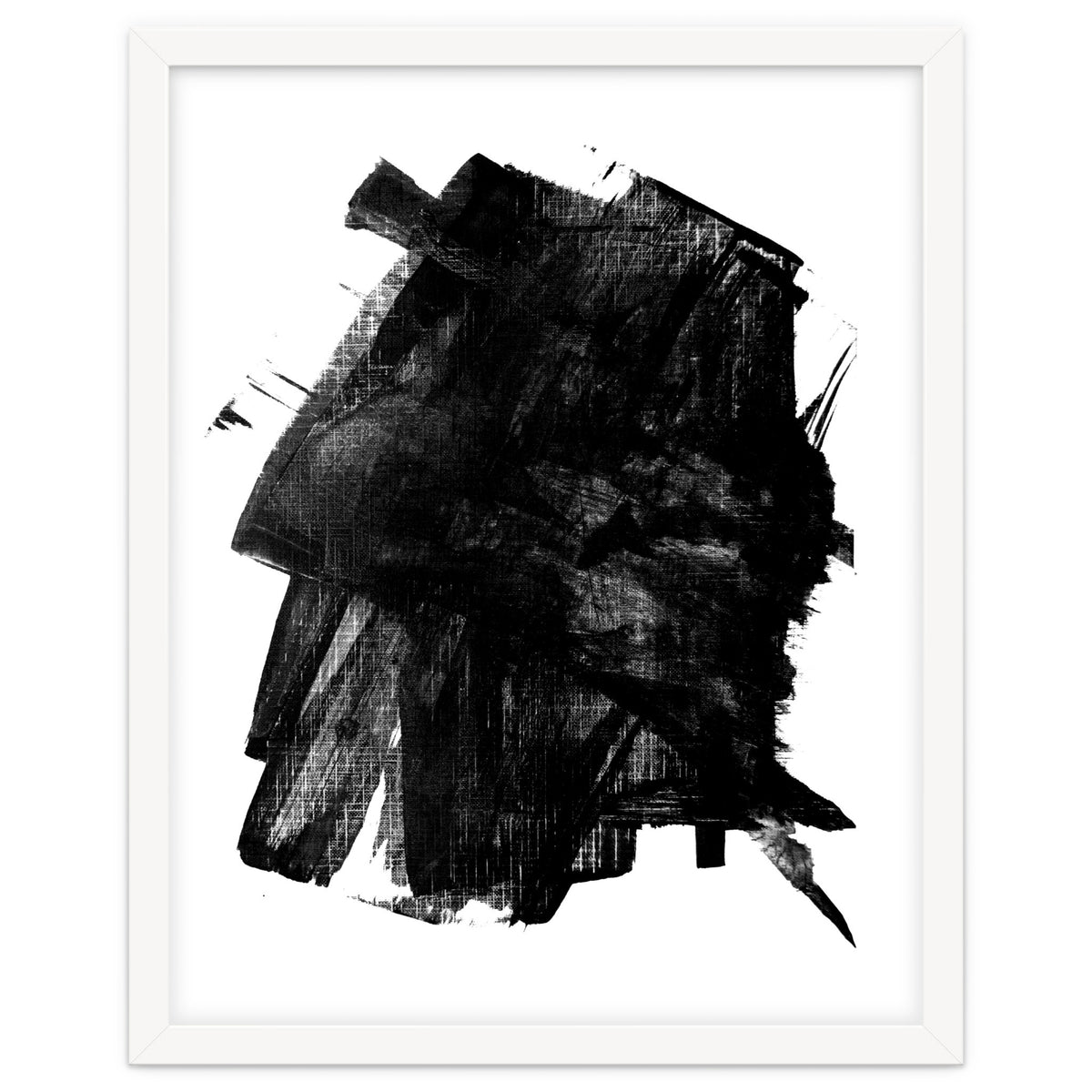 Minimalist Textured Brushstroke Art #3