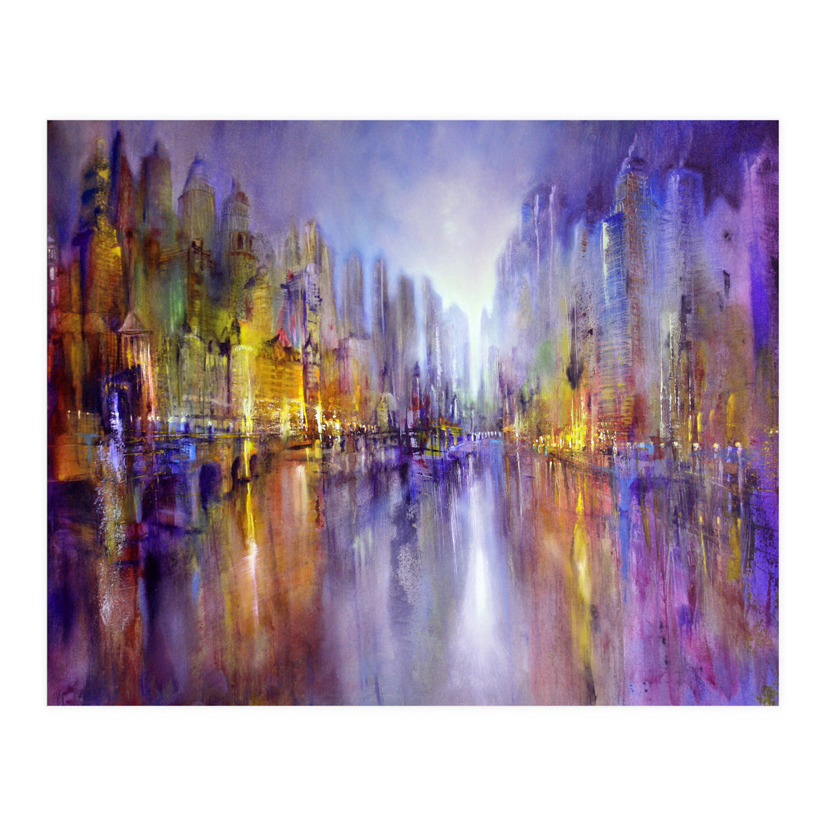 Stadt Am Fluss - city on the riverside (Print Only)