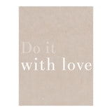Do It With Love, Beige (Print Only) thumbnail