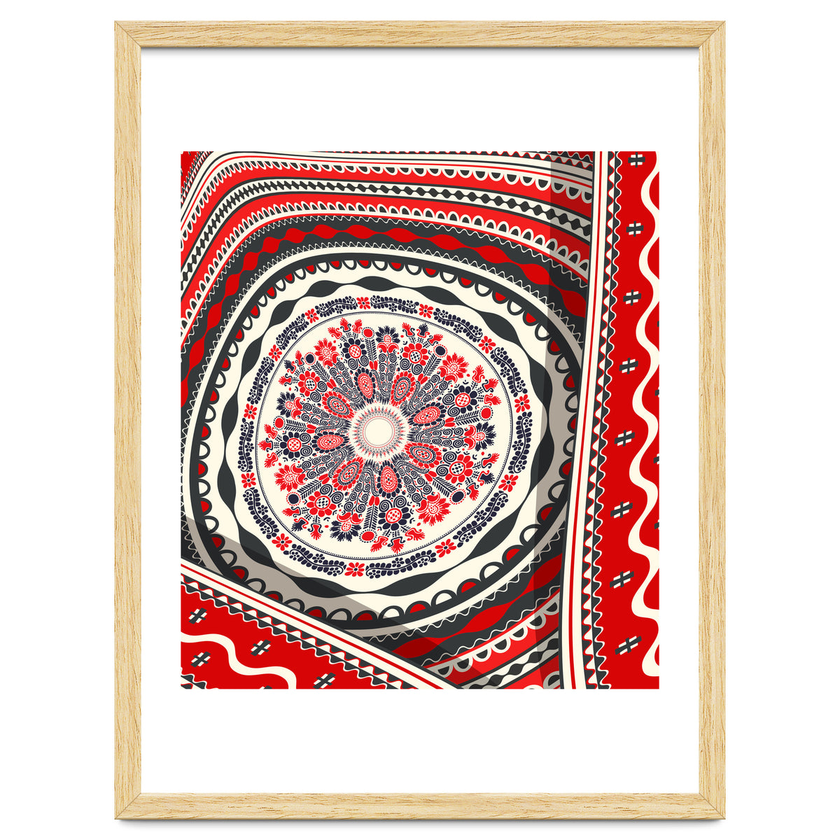 Romanian embroidery background 20