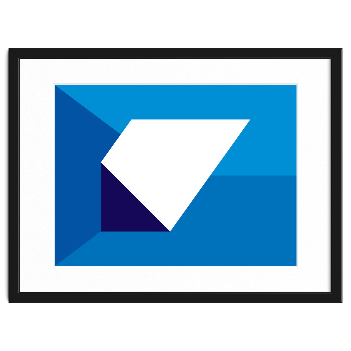 Geometric Shapes No. 32 -  blues