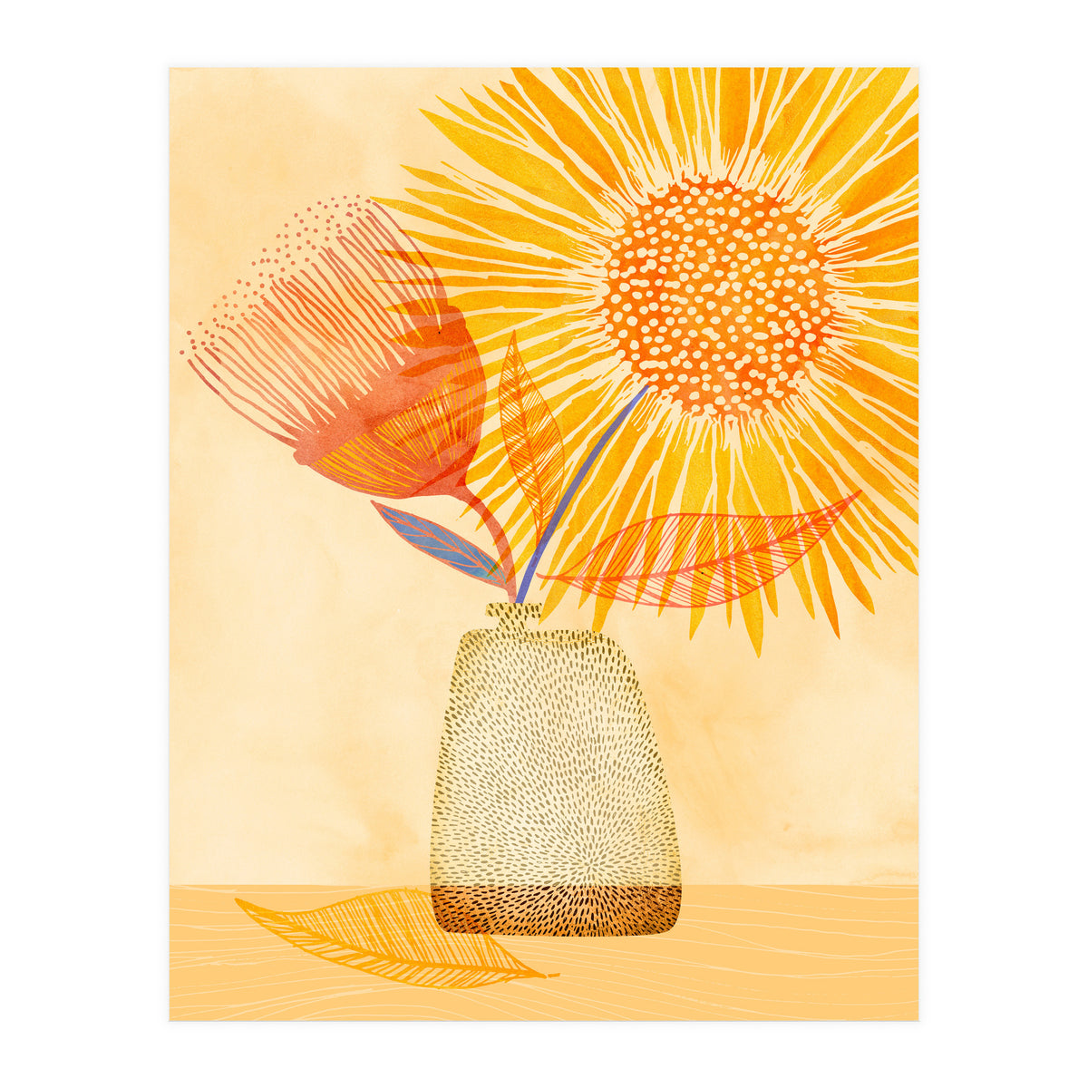 Tuesday Afternoon Sunflowers (Print Only)