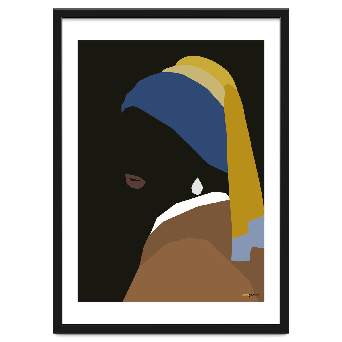 Girl with a Pearl Earring Minimalist