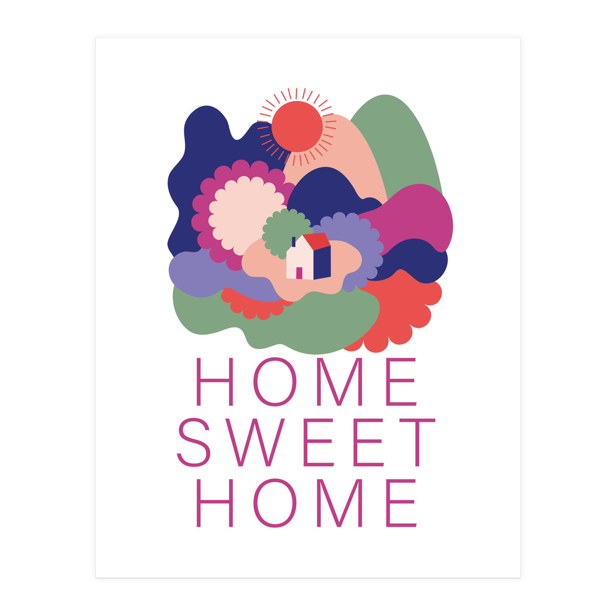 Home Sweet Home 222 Rgb (Print Only)