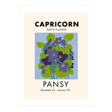Capricorn Birth Flower Pansy (Print Only) thumbnail