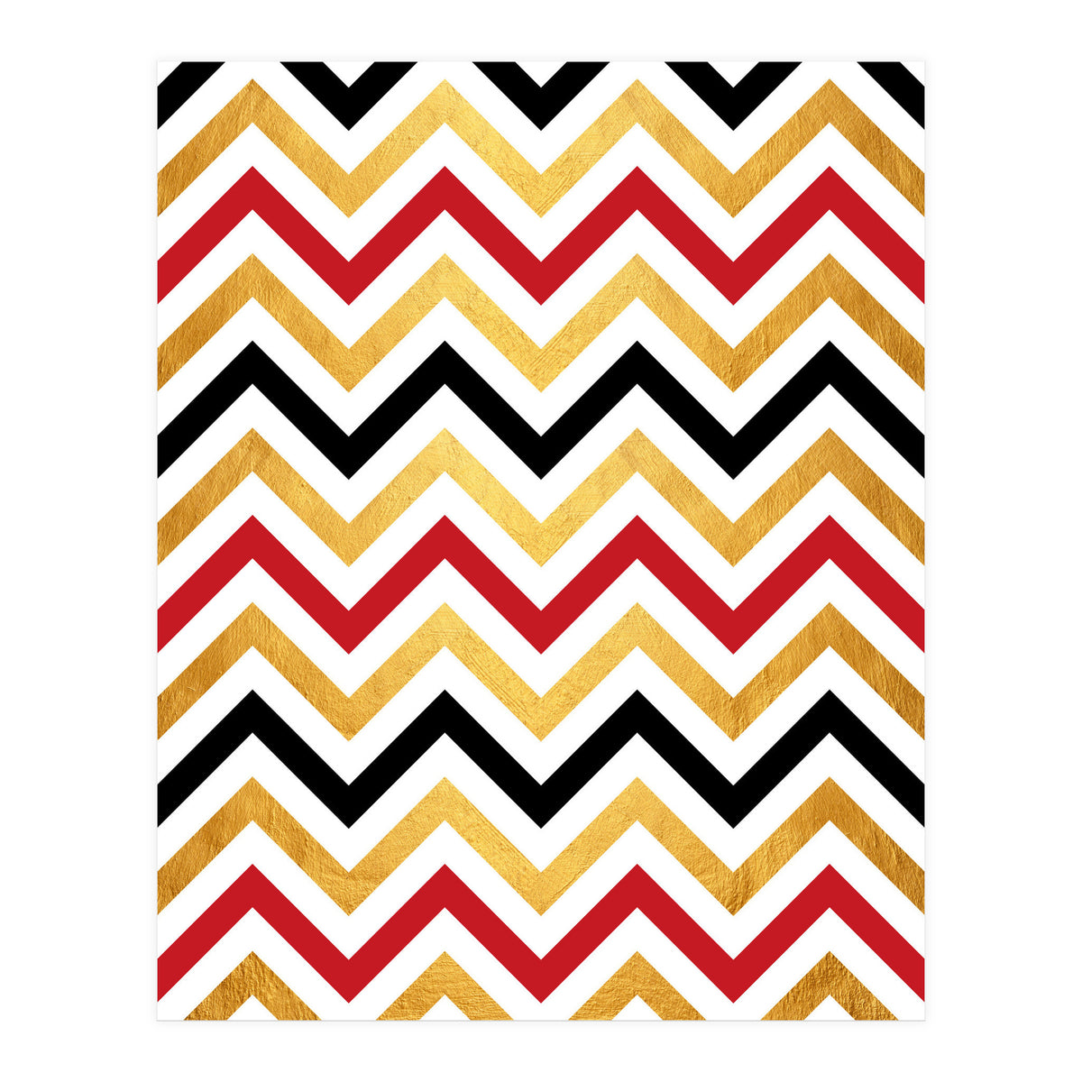 Chevron Golden II (Print Only)