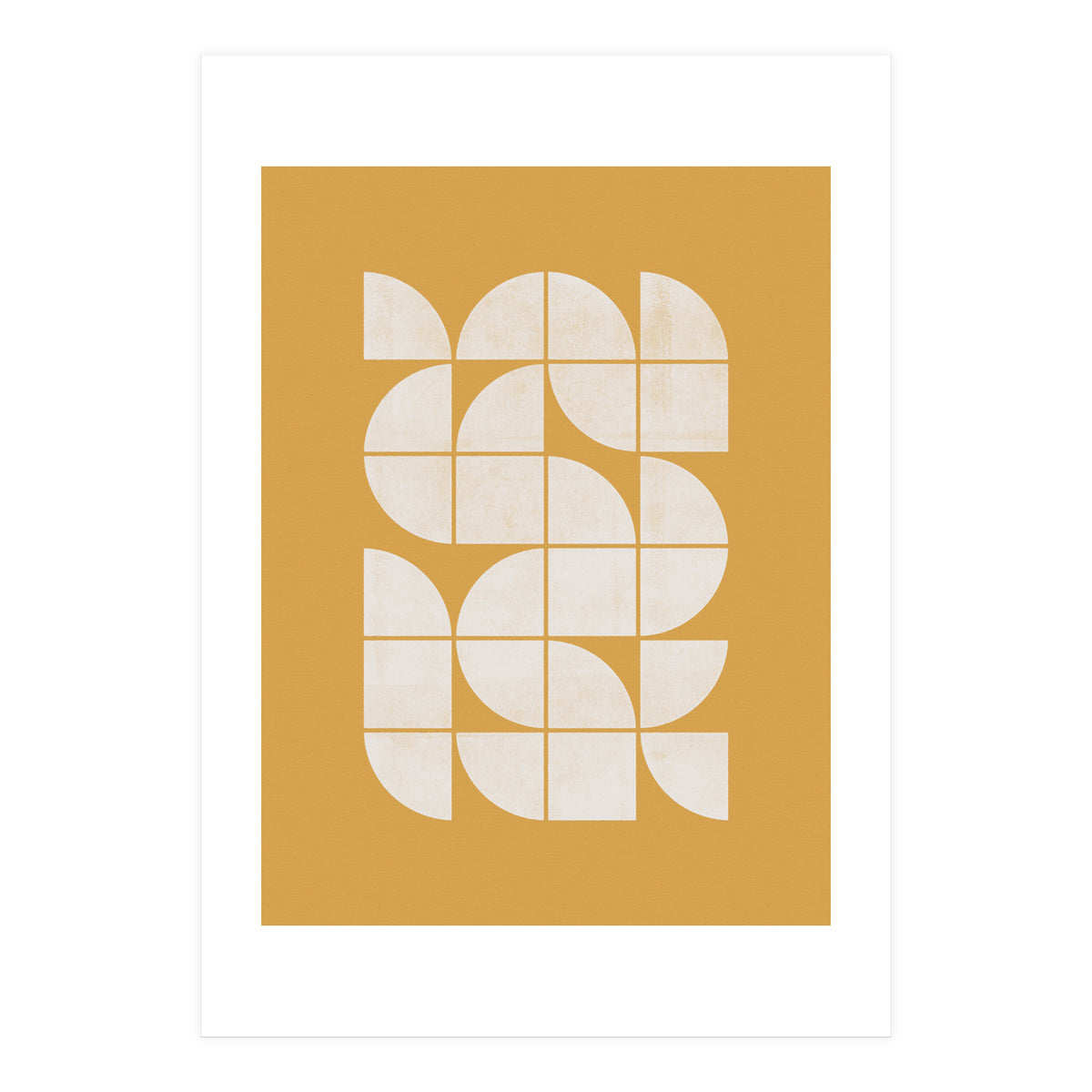 Mid-Century Modern No.26 - Woodblock Print (Print Only)