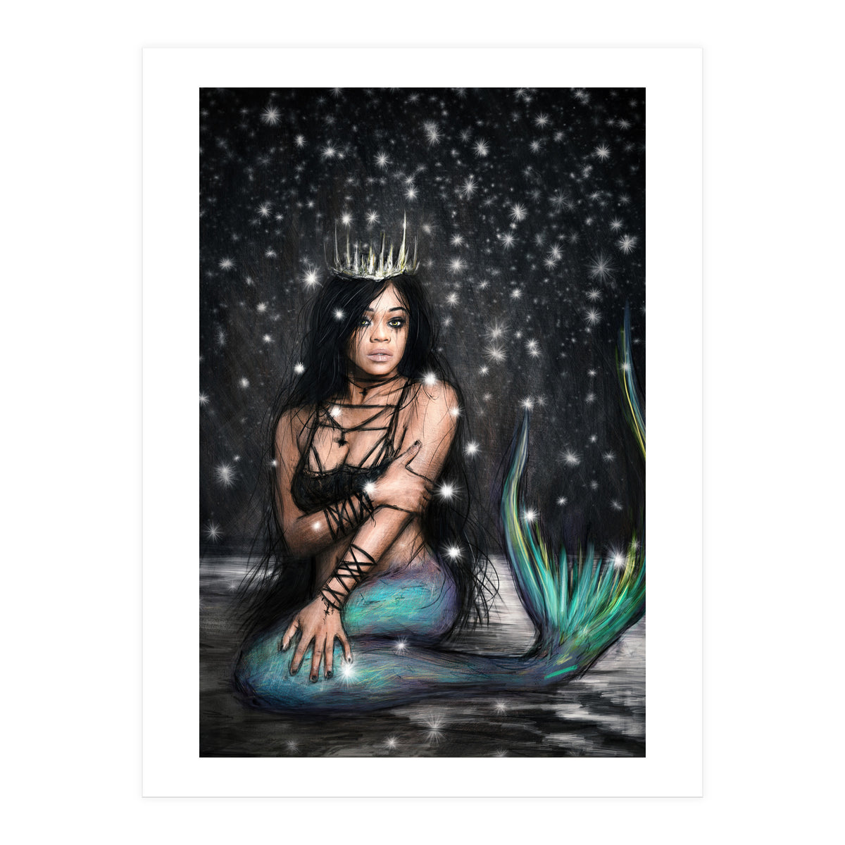 Shore At Midnight (Print Only)