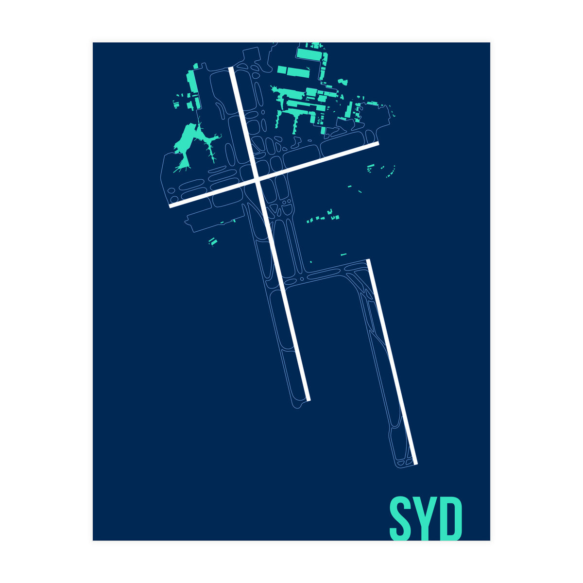 Sydney Airport Layout (Print Only)