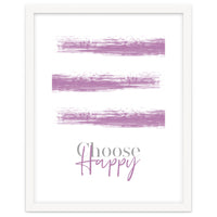 Text Art CHOOSE HAPPY | pink