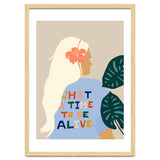 What A Time To Be Alive | Blonde Woman with a Positive Mindset Gratitude & Good Vibes | Fun Tropical thumbnail