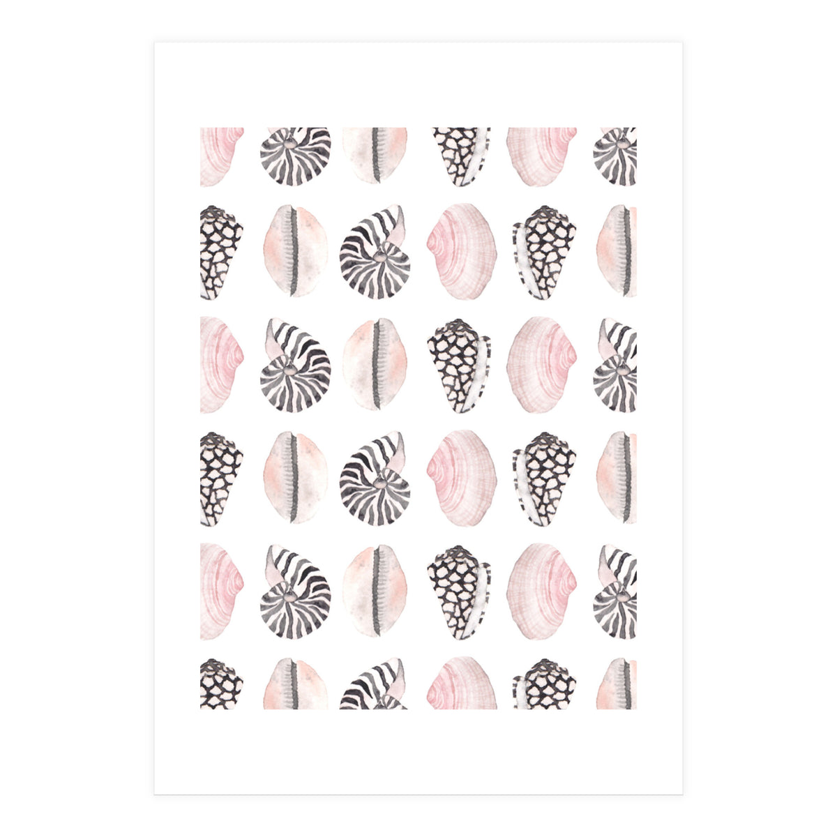 Seashell Pattern (Print Only)