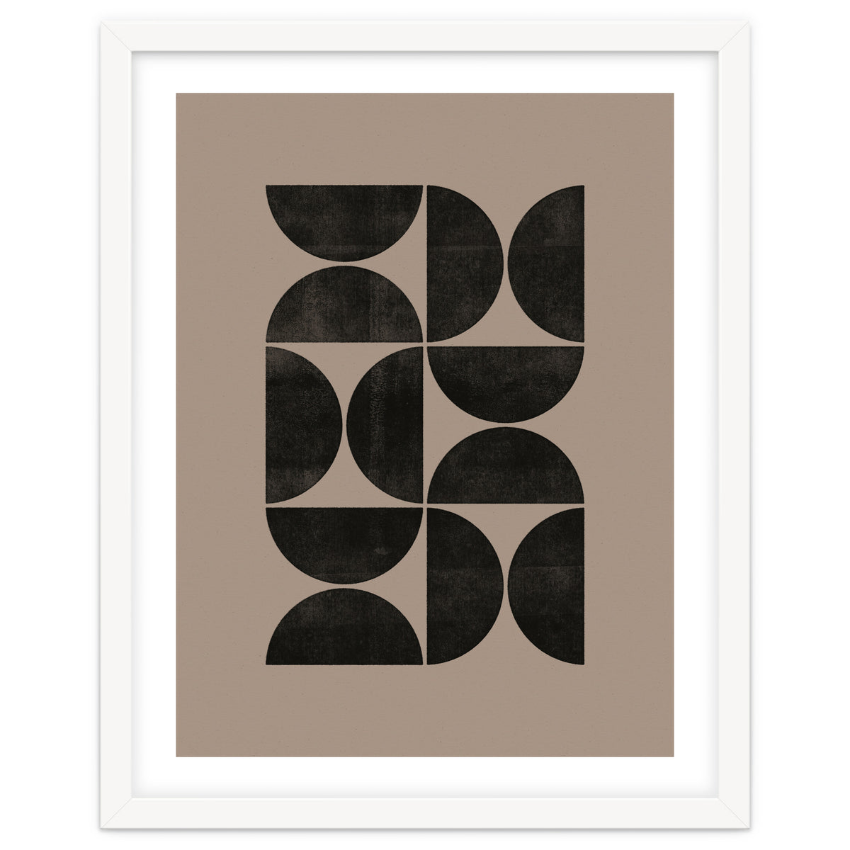 Mid-Century Modern No.24 - Woodblock Print