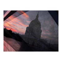 St Paul's Cathedral, reflection (Print Only)