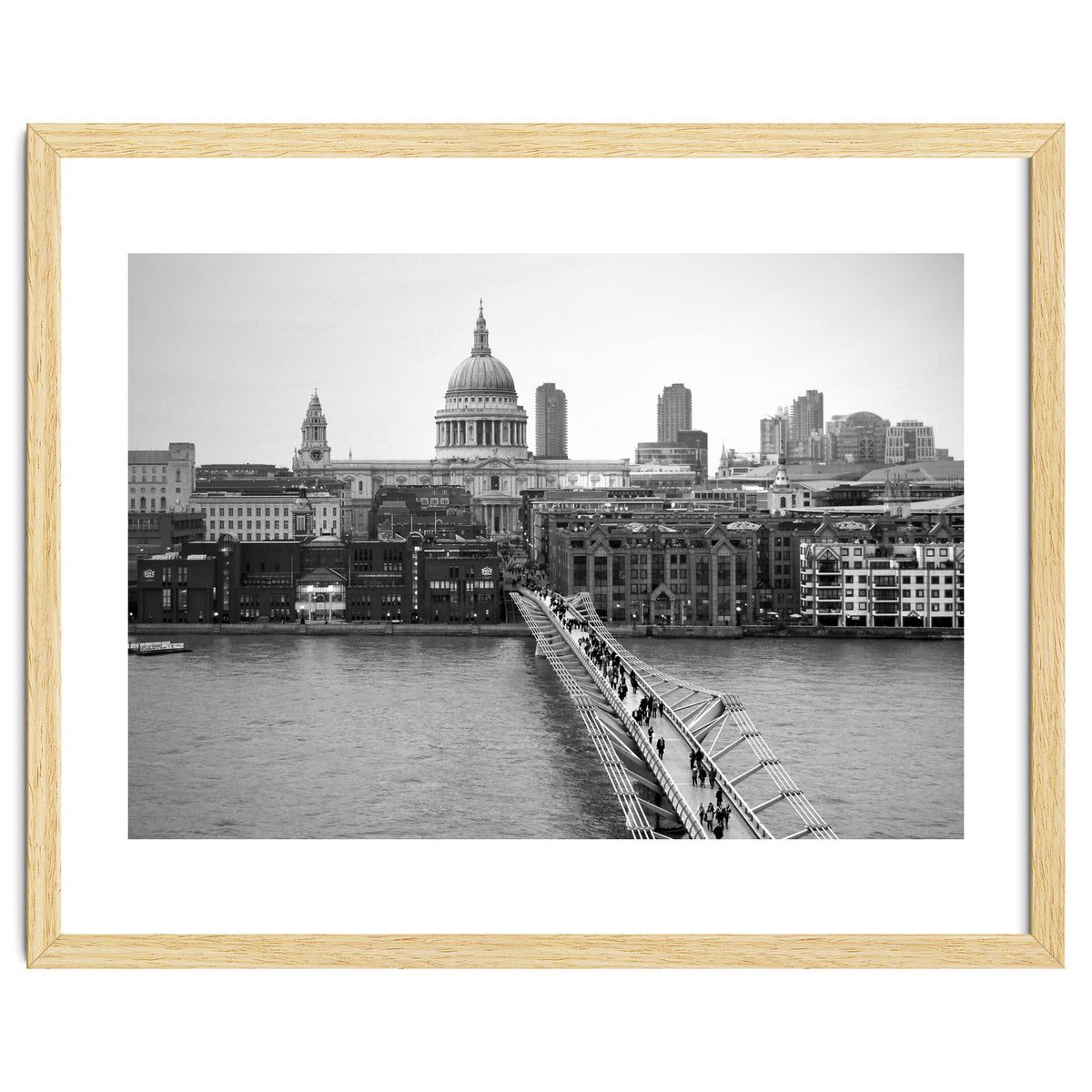 London St Pauls And Millennium Bridge