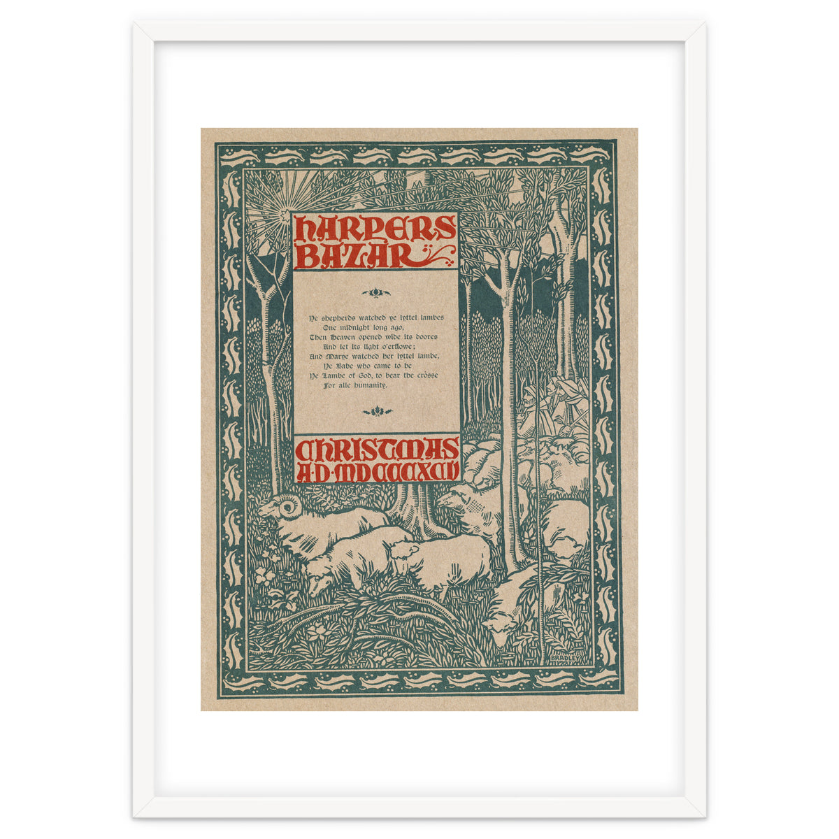 Harper's Bazar Christmas Advertisement