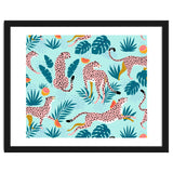 Cheetahs In The Grapefruit Grove, Tropical Jungle bohemian Wildlife, Tiger Wild Cat Nature Forest thumbnail