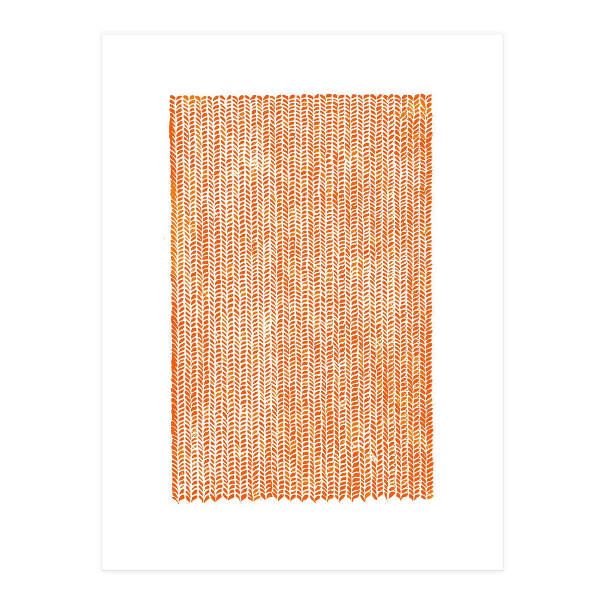 Stockinette Orange (Print Only)