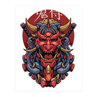 Japanese Oni Samurai (Print Only)