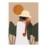 Boho Chic Woman at Park (Print Only) thumbnail