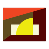 Geometric Shapes No. 9 - yellow, orange & brown (Print Only) thumbnail