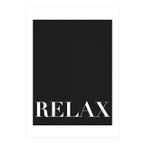 Relax Black (Print Only) thumbnail
