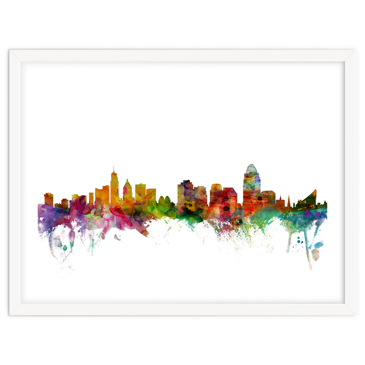 Cincinnati Ohio Skyline