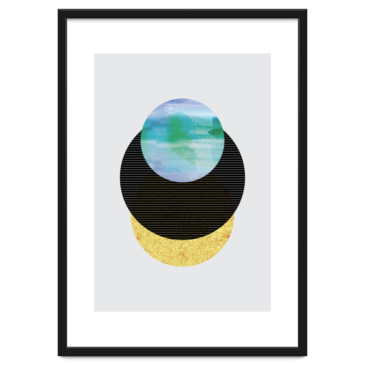 Underwater Sunset Abstract