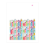 Houses And Birds (Print Only) thumbnail