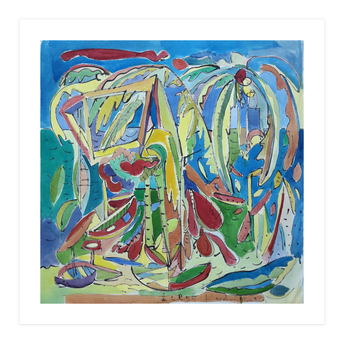 Isla Cubista (Print Only)