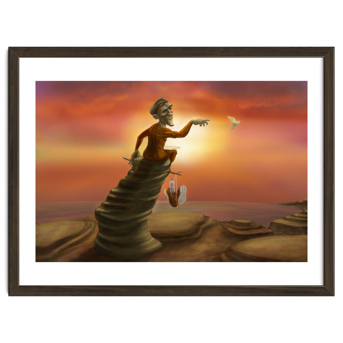 Superhero on a break