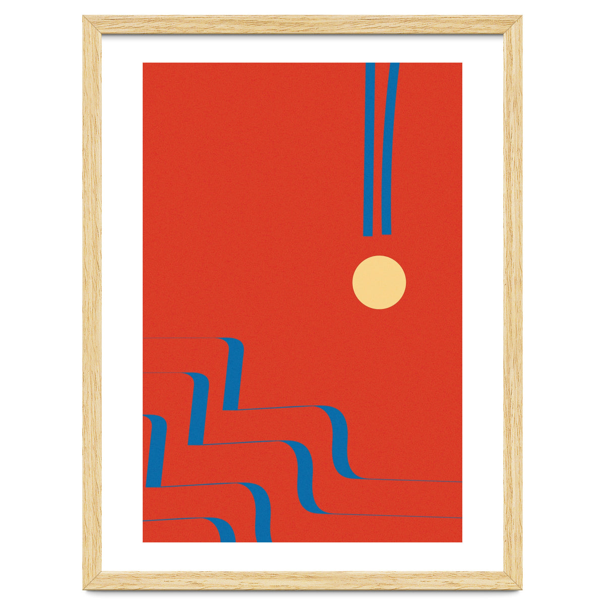 Mid Century Abstract Lines