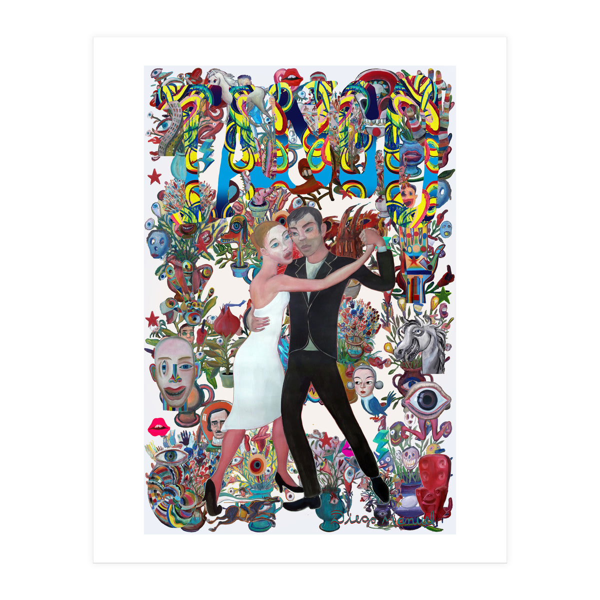 Tango Nuevo Tapiz 1 (Print Only)