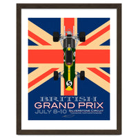 British Grand Prix poster