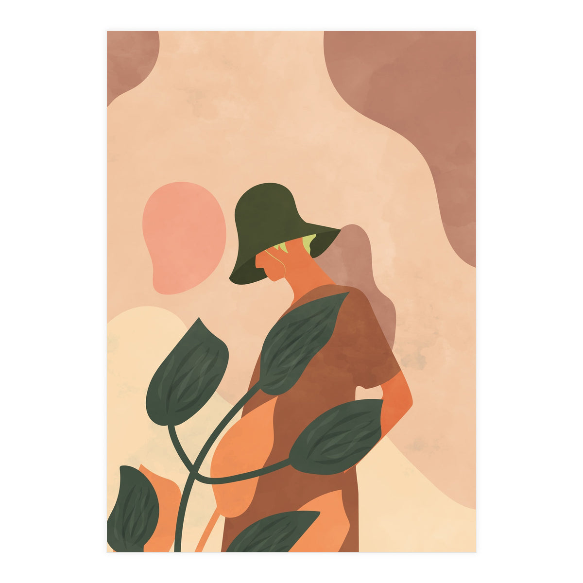 Female Bohemian Artwork (Print Only)