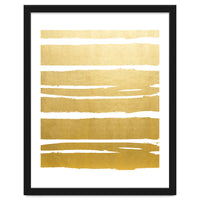 Gold Vibes Only | Luxe Shimmer Metallic Graphic Abstract | Golden Happiness Good Vibes