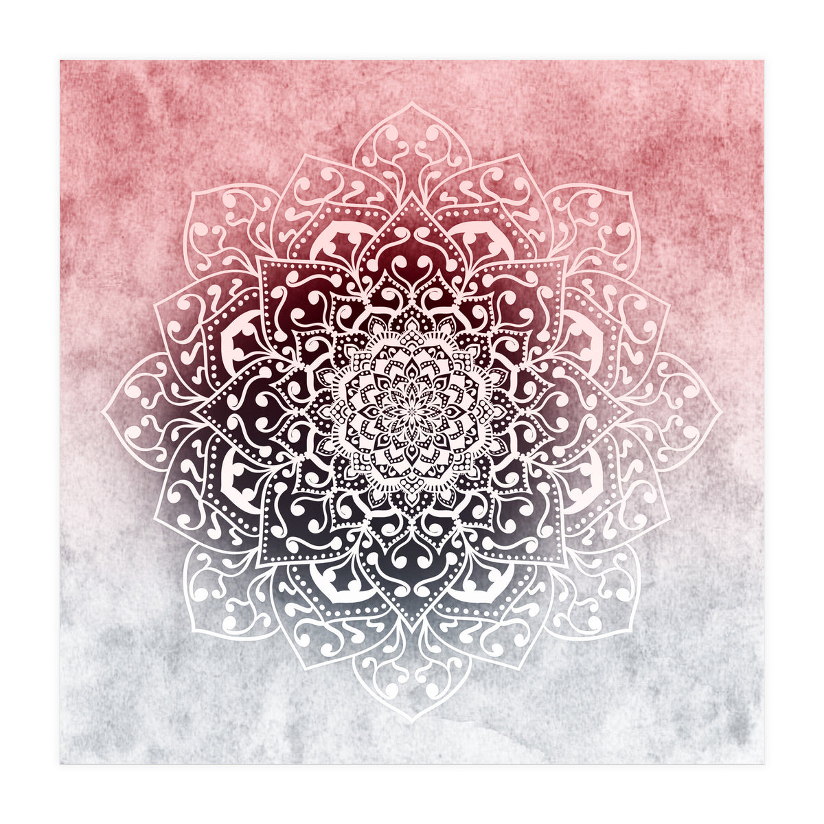 Hygge Winter Vibes Mandala (Print Only)