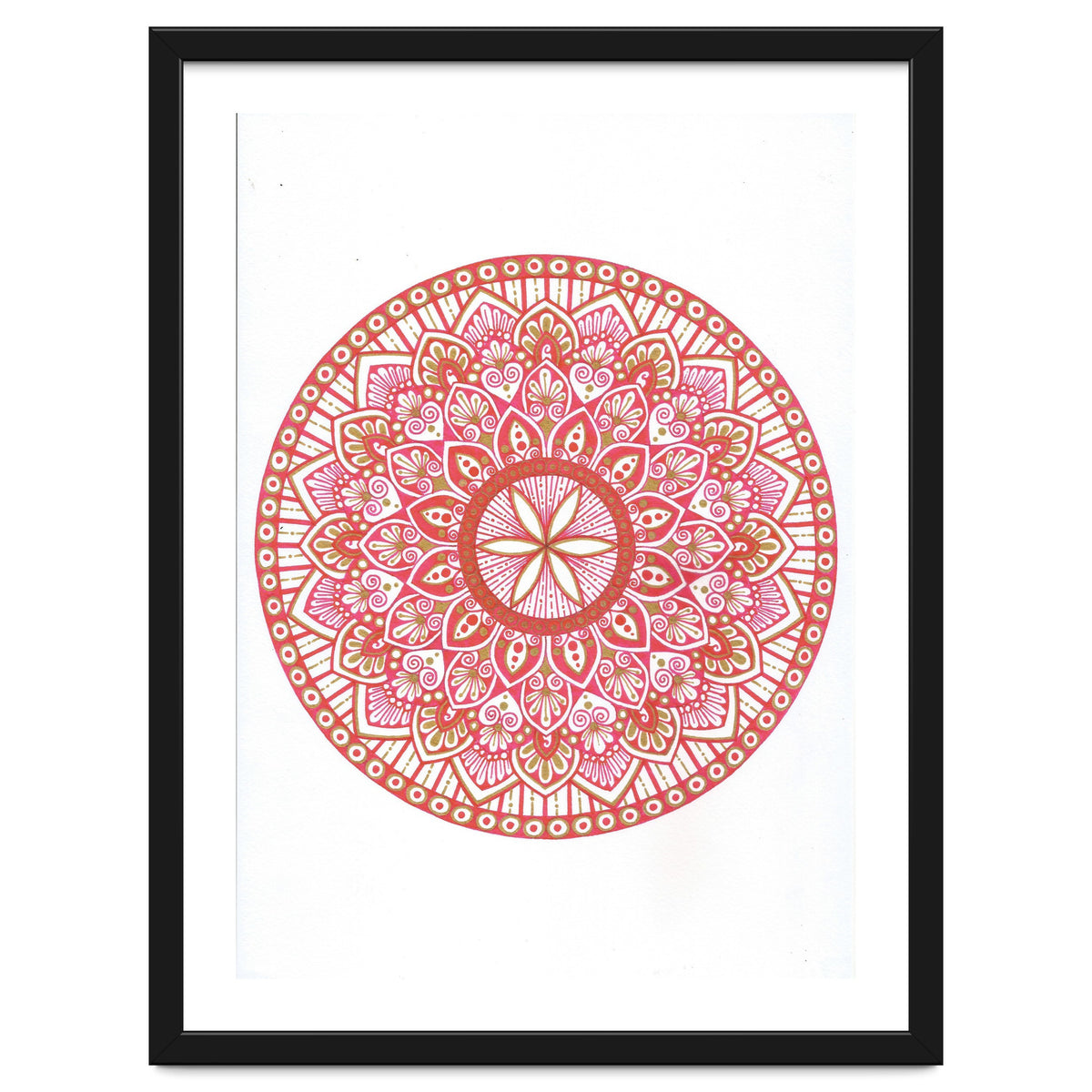 Red & Gold Mandala