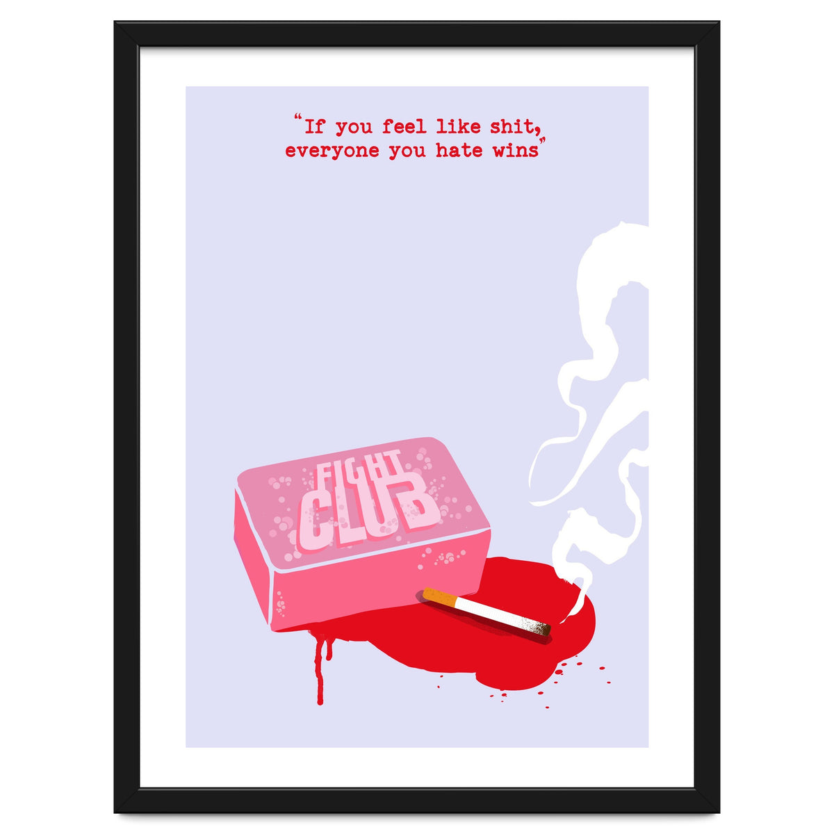 Fight Club soap movie poster