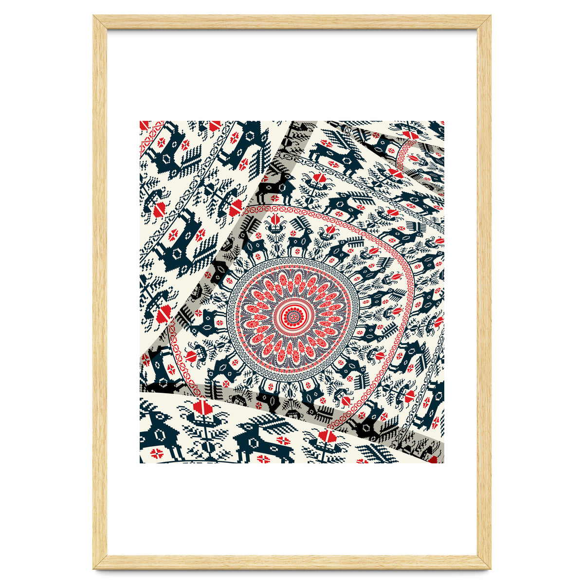 Romanian embroidery background 2